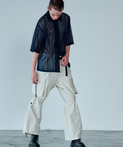 Wizzard(ウィザード)の「Wizzard ウィザード / TRAIL CARGO PANTS M-65 クライミングトレイルカーゴパンツ / W24SS-PA050(カーゴパンツ・メンズ・サンドグレー/ブラック/キナリ・2/1/3)」の2枚目の写真