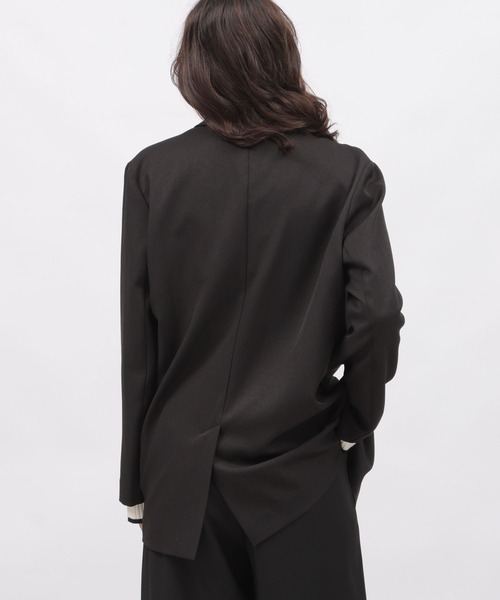 LAKOLE(ラコレ)の「オーバーサイズテーラージャケット / 976005(テーラードジャケット・レディース・ブラック/ネイビー系8/グレー・SMALL/MEDIUM)」の8枚目の写真