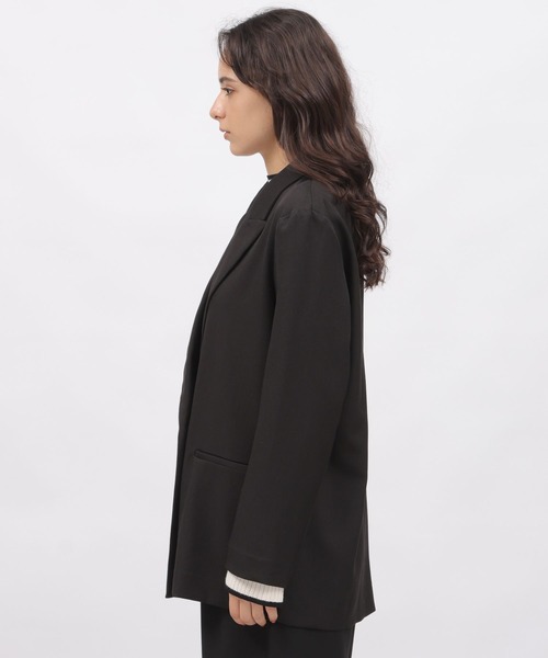 LAKOLE(ラコレ)の「オーバーサイズテーラージャケット / 976005(テーラードジャケット・レディース・ブラック/ネイビー系8/グレー・SMALL/MEDIUM)」の15枚目の写真