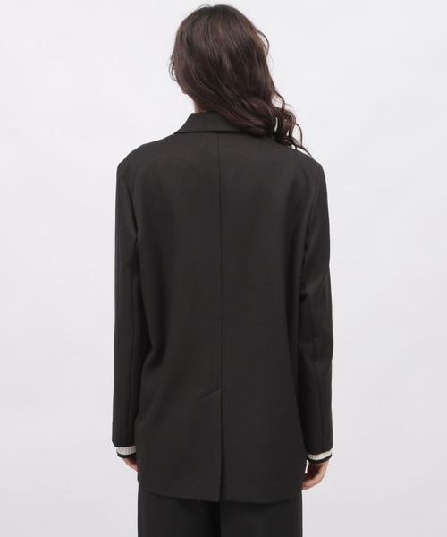 LAKOLE(ラコレ)の「オーバーサイズテーラージャケット / 976005(テーラードジャケット・レディース・ブラック/ネイビー系8/グレー・SMALL/MEDIUM)」の16枚目の写真