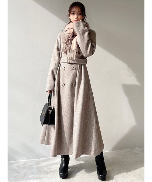 RESEXXY（リゼクシー）の「フリンジストール（ストール/ショール・レディース・ブラック/ベージュ・FREE）」の7枚目の写真