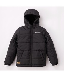 SEVEN2（セブンツー）の「SEVEN2 セブンツー ジャケット子供用 中綿 ロゴブランド ジップアップ フーディー アウター（ダウンジャケット/コート）」