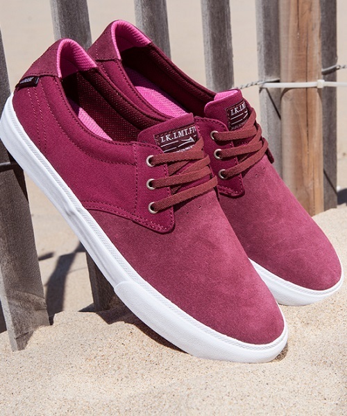 LAKAI LIMITED FOOTWEAR(ラカイリミテッドフットウェア)の「メンズ ラカイ エムジェー ポートスエード LAKAI MJ(スニーカー・メンズ・バーガンディー・28cm/24cm/26cm/23cm/26.5cm/25.5cm/27.5cm/27cm)」の1枚目の写真