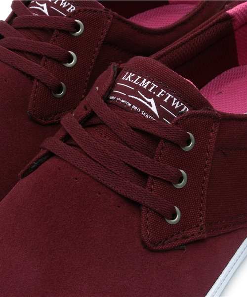 LAKAI LIMITED FOOTWEAR(ラカイリミテッドフットウェア)の「メンズ ラカイ エムジェー ポートスエード LAKAI MJ(スニーカー・メンズ・バーガンディー・28cm/24cm/26cm/23cm/26.5cm/25.5cm/27.5cm/27cm)」の6枚目の写真