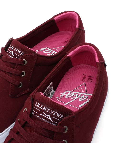 LAKAI LIMITED FOOTWEAR(ラカイリミテッドフットウェア)の「メンズ ラカイ エムジェー ポートスエード LAKAI MJ(スニーカー・メンズ・バーガンディー・28cm/24cm/26cm/23cm/26.5cm/25.5cm/27.5cm/27cm)」の7枚目の写真