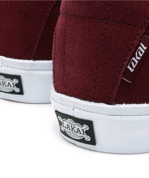 LAKAI LIMITED FOOTWEAR(ラカイリミテッドフットウェア)の「メンズ ラカイ エムジェー ポートスエード LAKAI MJ(スニーカー・メンズ・バーガンディー・28cm/24cm/26cm/23cm/26.5cm/25.5cm/27.5cm/27cm)」の8枚目の写真