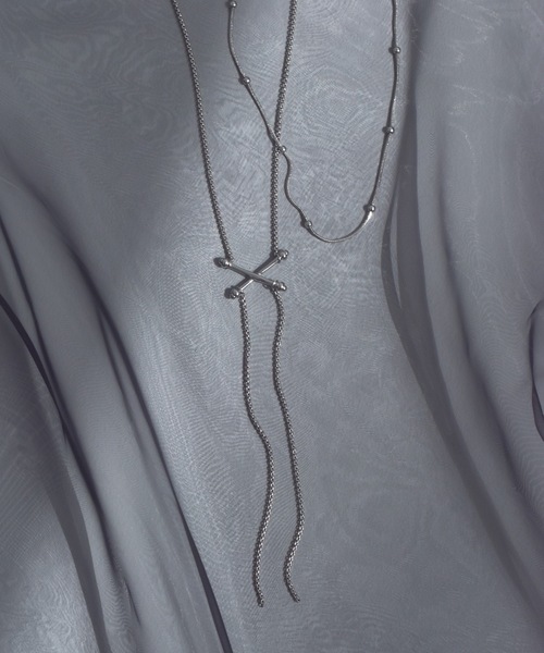 GOLDY（ゴールディ）の「テンプティング グレイン レイヤード ネックレス（ネックレス・レディース・ゴールド系その他/ゴールド/シルバー系その他/シルバー・FREE）」の5枚目の写真