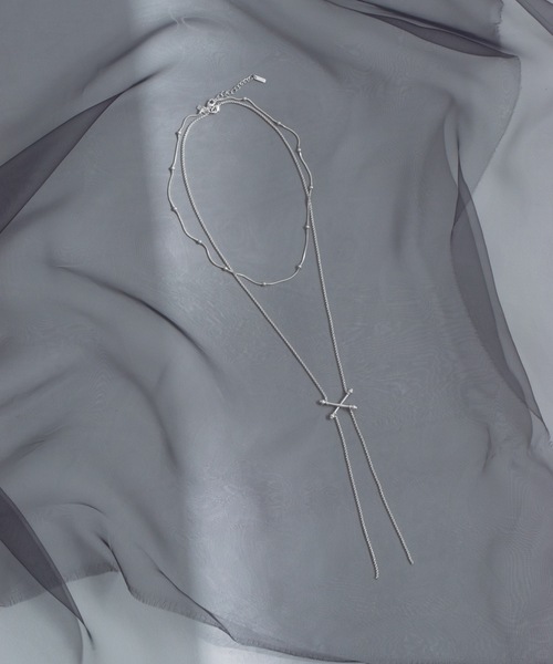 GOLDY（ゴールディ）の「テンプティング グレイン レイヤード ネックレス（ネックレス・レディース・ゴールド系その他/ゴールド/シルバー系その他/シルバー・FREE）」の12枚目の写真