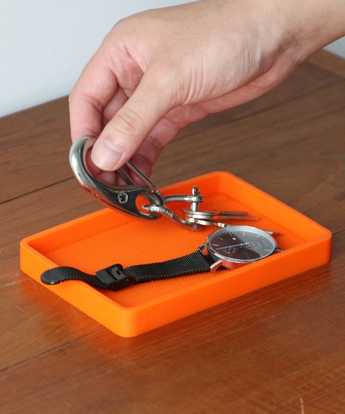 HIGHTIDE(ハイタイド)の「Parts Tray パーツトレイ トレー 蛍光 ミニ(収納グッズ・レディース・オレンジ・FREE)」の3枚目の写真