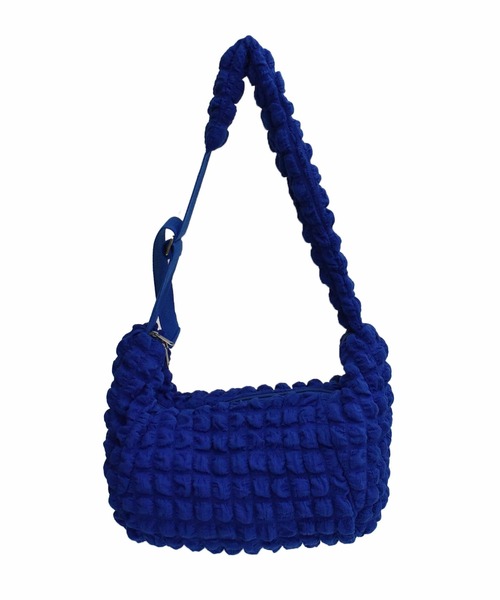 ムラサキスポーツ(ムラサキスポーツ)の「ALOHA PEOPLE/アロハピープル ショルダーバッグ ポップコーンショルダー AP23AW003-DD3(ショルダーバッグ・レディース・ホワイト/ブラック/ロイヤルブルー・FREE)」の3枚目の写真