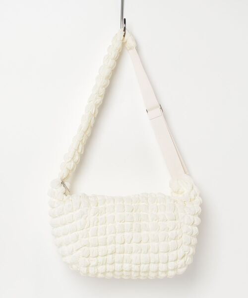 ムラサキスポーツ(ムラサキスポーツ)の「ALOHA PEOPLE/アロハピープル ショルダーバッグ ポップコーンショルダー AP23AW003-DD3(ショルダーバッグ・レディース・ホワイト/ブラック/ロイヤルブルー・FREE)」の12枚目の写真