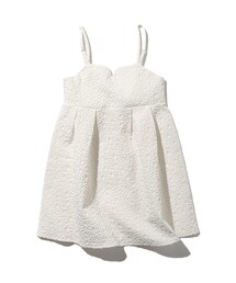 ◆【110-140cm/プチセレ】エンボス キャミワンピース