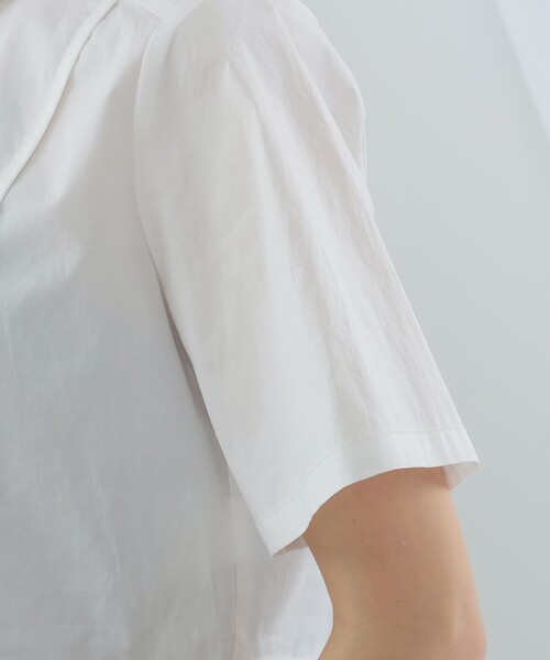 Ray BEAMS（レイビームス）の「Ray BEAMS / サイド カーブ ショート シャツ（シャツ/ブラウス・レディース・サックスブルー/ホワイト・ONE SIZE）」の12枚目の写真