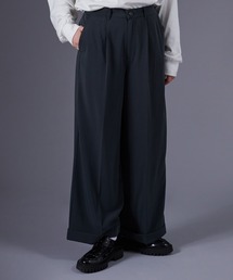 ONCILY | ROLL UP WIDE TUCK SLACKS /  ロールアップワイドタックスラックス(スラックス)