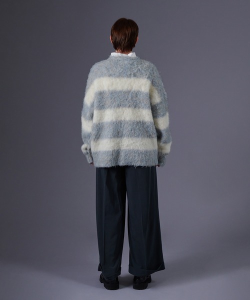 ONCILY（オンシェリー）の「ROLL UP WIDE TUCK SLACKS /  ロールアップワイドタックスラックス（スラックス・メンズ・ブルーグリーン/ダークブラウン/ブラック・SMALL/MEDIUM/LARGE）」の19枚目の写真