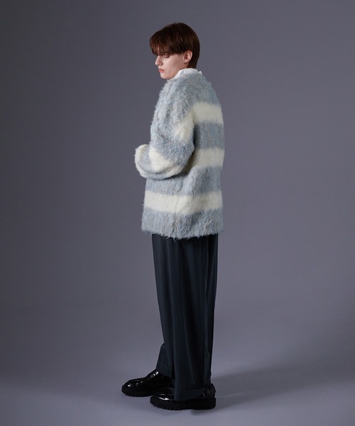 ONCILY（オンシェリー）の「ROLL UP WIDE TUCK SLACKS /  ロールアップワイドタックスラックス（スラックス・メンズ・ブルーグリーン/ダークブラウン/ブラック・SMALL/MEDIUM/LARGE）」の18枚目の写真