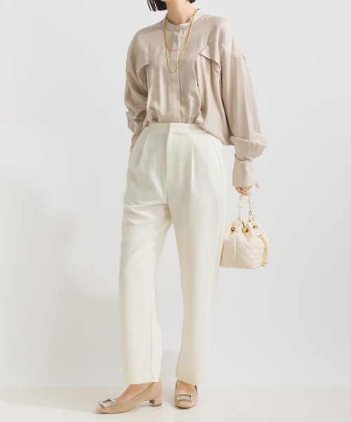 PICCIN（ピッチン）の「Pカーブパンツ（その他パンツ・レディース・アイボリー/ブラック・M/S）」の3枚目の写真