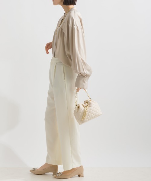 PICCIN（ピッチン）の「Pカーブパンツ（その他パンツ・レディース・アイボリー/ブラック・M/S）」の4枚目の写真