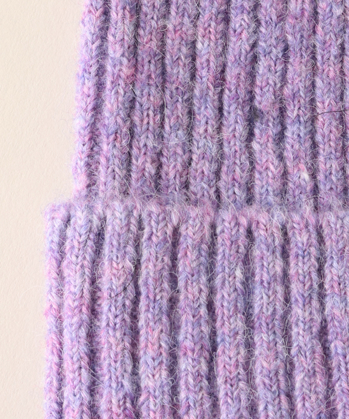 B.C STOCK（ベーセーストック）の「ニットムジビーニー（ニットキャップ/ビーニー・レディース・ブルー/ピンク/ベージュ/チャコールグレー・FREE）」の17枚目の写真