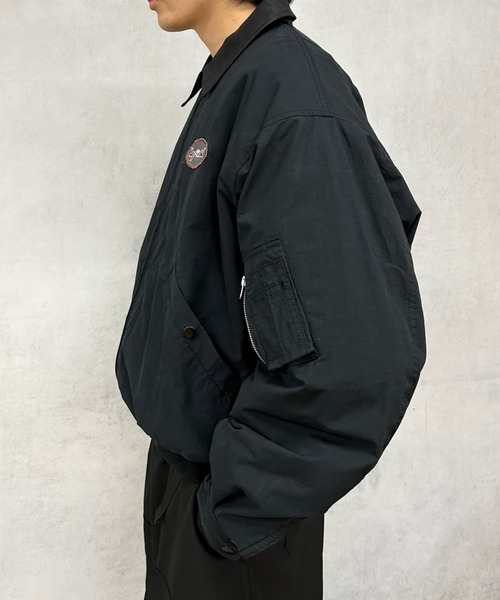 WHO'S WHO gallery（フーズフーギャラリー）の「【KOOKY'N/クーキー】BRONXワッペンタンカースジャケット（ブルゾン・メンズ・グレー/ブラック/ネイビー・FREE）」の5枚目の写真