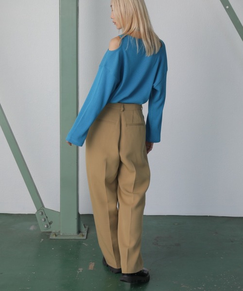 mici（ミチ）の「(mici)ツータックパンツ（その他パンツ・レディース・ブラック/ベージュ・SMALL/MEDIUM）」の21枚目の写真