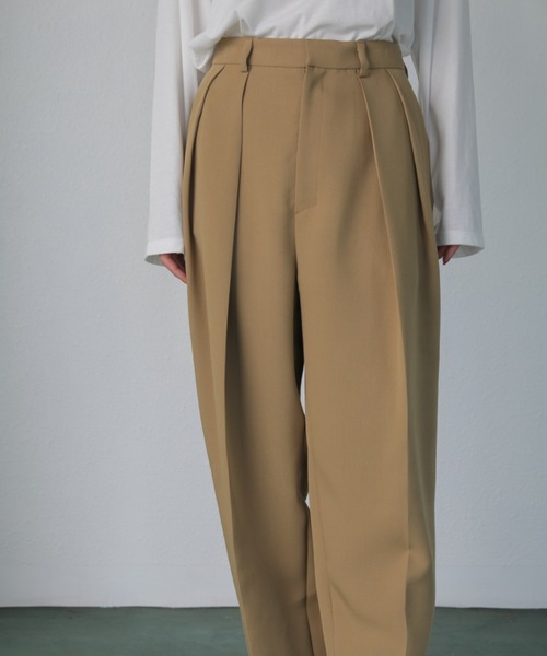 mici（ミチ）の「(mici)ツータックパンツ（その他パンツ・レディース・ブラック/ベージュ・SMALL/MEDIUM）」の22枚目の写真