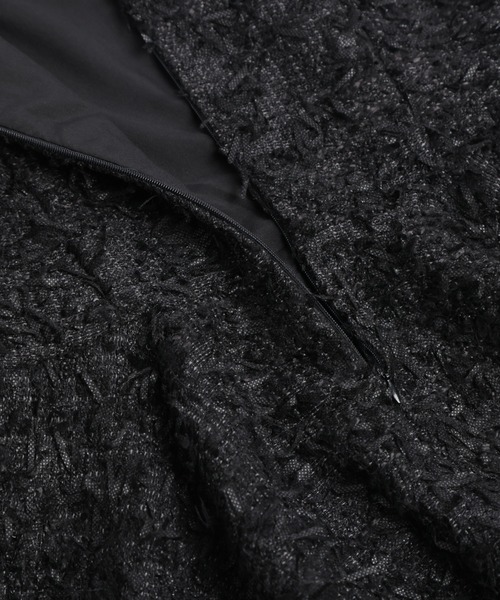 AMELY(エミリー)の「フリンジペプラムトップス(その他トップス・レディース・ブラック/アイボリー・M/L)」の8枚目の写真