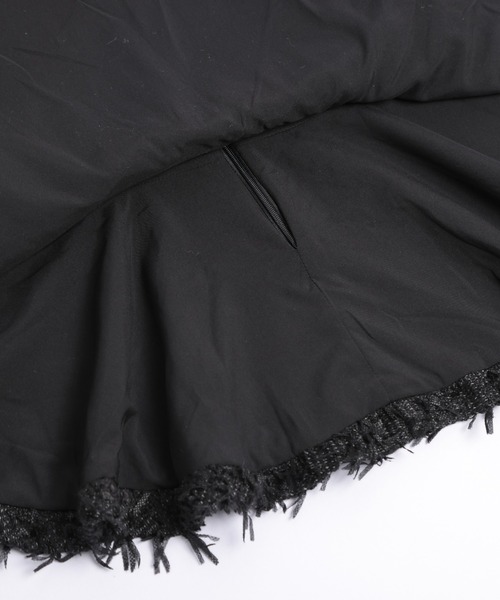 AMELY(エミリー)の「フリンジペプラムトップス(その他トップス・レディース・ブラック/アイボリー・M/L)」の6枚目の写真