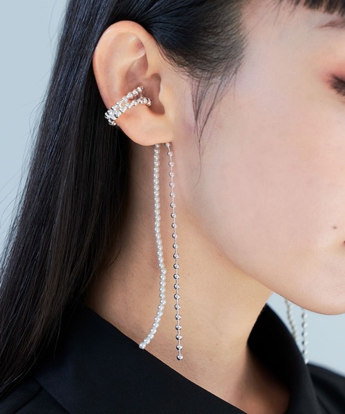 HARE（ハレ）の「ダブルラインイヤカフ(HARE)（イヤーカフ・レディース・シルバー・FREE）」の5枚目の写真