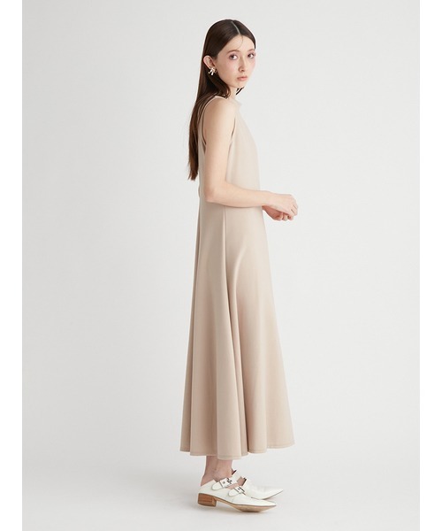 FURFUR（ファーファー）の「ロゴ刺繍ノースリワンピ-ス（ワンピース・レディース・ブラック/ピンク/ベージュ・FREE）」の15枚目の写真