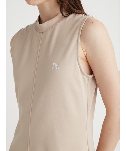 FURFUR（ファーファー）の「ロゴ刺繍ノースリワンピ-ス（ワンピース・レディース・ブラック/ピンク/ベージュ・FREE）」の17枚目の写真