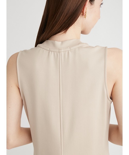 FURFUR（ファーファー）の「ロゴ刺繍ノースリワンピ-ス（ワンピース・レディース・ブラック/ピンク/ベージュ・FREE）」の10枚目の写真