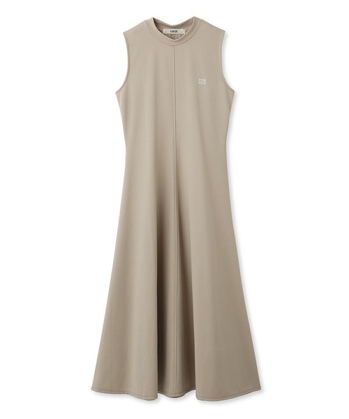 FURFUR（ファーファー）の「ロゴ刺繍ノースリワンピ-ス（ワンピース・レディース・ブラック/ピンク/ベージュ・FREE）」の12枚目の写真