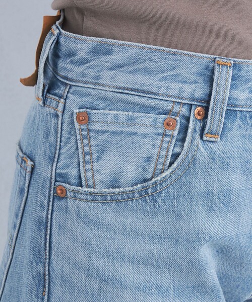 Levi's(リーバイス)の「【別注】<Levi's(R)>GLR 501(R) ’93 STRAIGHT デニム パンツ ジーンズ(デニムパンツ・レディース・ライトブルー・25/26/27/28/29/30)」の18枚目の写真