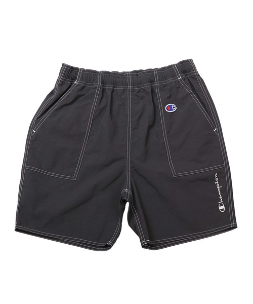 Champion（チャンピオン）の「【Champion/チャンピオン】キッズ ショーツ（その他パンツ・キッズ・チャコール/ネイビー/オレンジ系その他6/フレッシュイエロー/ブラック・100/110/120/130/140/150/160）」の3枚目の写真