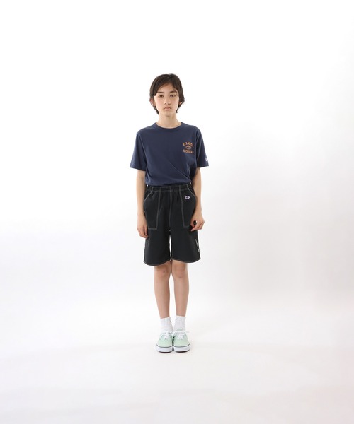 Champion（チャンピオン）の「【Champion/チャンピオン】キッズ ショーツ（その他パンツ・キッズ・チャコール/ネイビー/オレンジ系その他6/フレッシュイエロー/ブラック・100/110/120/130/140/150/160）」の6枚目の写真