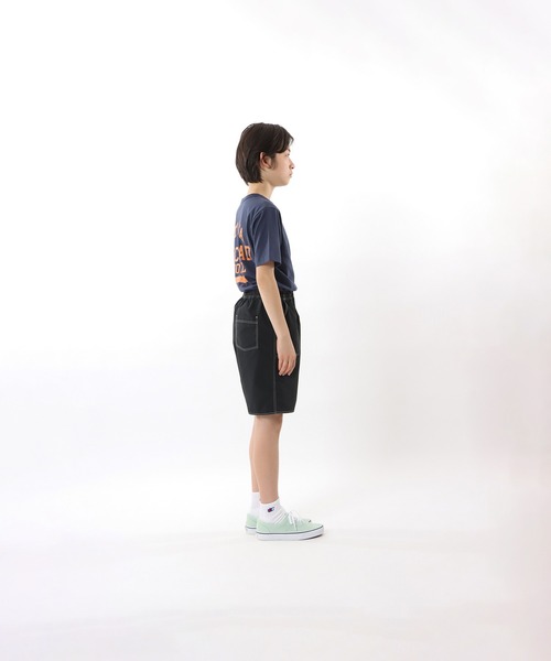 Champion（チャンピオン）の「【Champion/チャンピオン】キッズ ショーツ（その他パンツ・キッズ・チャコール/ネイビー/オレンジ系その他6/フレッシュイエロー/ブラック・100/110/120/130/140/150/160）」の9枚目の写真