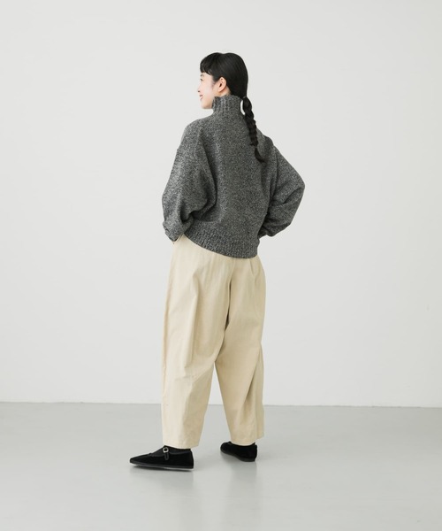 かぐれ(カグレ)の「タートルネックニットプルオーバー(ニット/セーター・レディース・イエロー系その他/グレー/ライトグレー・FREE)」の8枚目の写真