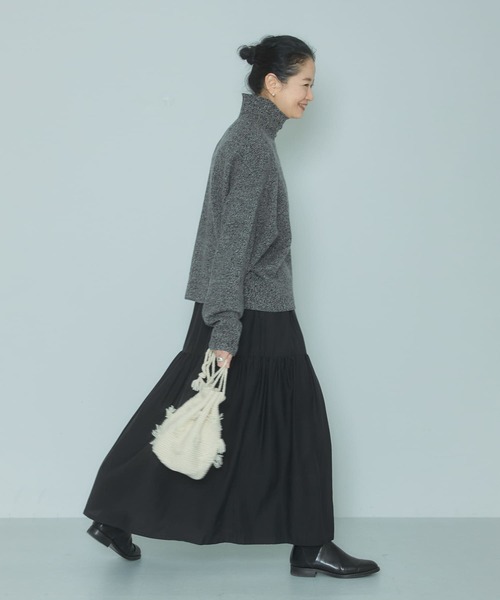 かぐれ(カグレ)の「タートルネックニットプルオーバー(ニット/セーター・レディース・イエロー系その他/グレー/ライトグレー・FREE)」の10枚目の写真