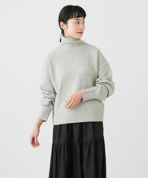 かぐれ(カグレ)の「タートルネックニットプルオーバー(ニット/セーター・レディース・イエロー系その他/グレー/ライトグレー・FREE)」の16枚目の写真
