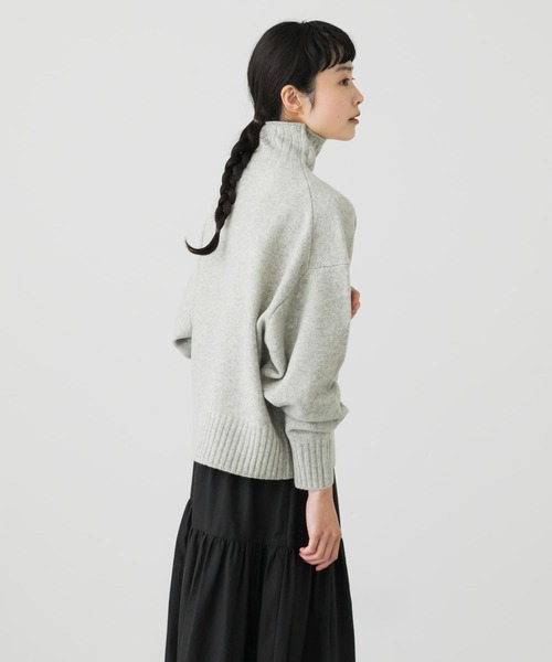 かぐれ(カグレ)の「タートルネックニットプルオーバー(ニット/セーター・レディース・イエロー系その他/グレー/ライトグレー・FREE)」の18枚目の写真
