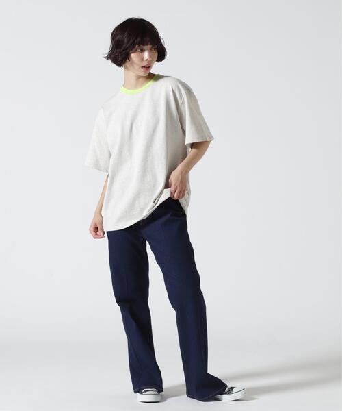 soglia(ソリア)の「SOGLIA/ソリア OPEN END SOLID TEE リンガーティー(Tシャツ/カットソー・レディース・キャメル/ホワイト/グレー・1)」の4枚目の写真