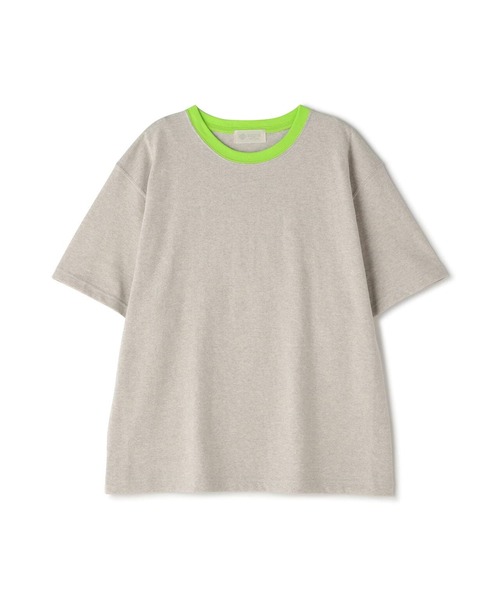 soglia(ソリア)の「SOGLIA/ソリア OPEN END SOLID TEE リンガーティー(Tシャツ/カットソー・レディース・キャメル/ホワイト/グレー・1)」の5枚目の写真