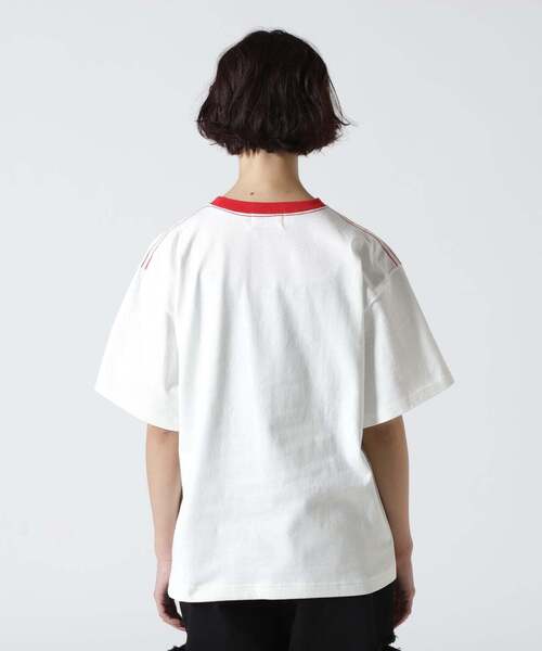 soglia(ソリア)の「SOGLIA/ソリア OPEN END SOLID TEE リンガーティー(Tシャツ/カットソー・レディース・キャメル/ホワイト/グレー・1)」の8枚目の写真