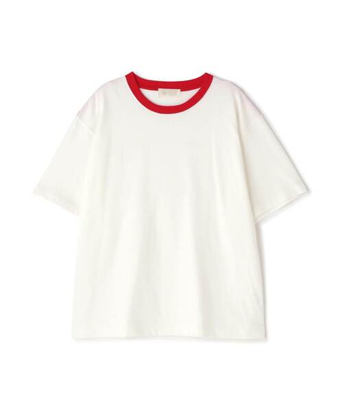soglia(ソリア)の「SOGLIA/ソリア OPEN END SOLID TEE リンガーティー(Tシャツ/カットソー・レディース・キャメル/ホワイト/グレー・1)」の13枚目の写真