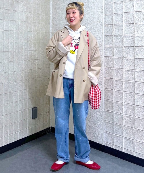w closet(ダブルクローゼット)の「アソートデニムパンツ(デニムパンツ・レディース・ブルー系その他/サックスブルー/ブルー系その他2・FREE)」の10枚目の写真