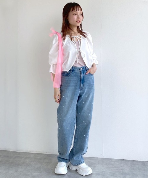 w closet(ダブルクローゼット)の「アソートデニムパンツ(デニムパンツ・レディース・ブルー系その他/サックスブルー/ブルー系その他2・FREE)」の12枚目の写真