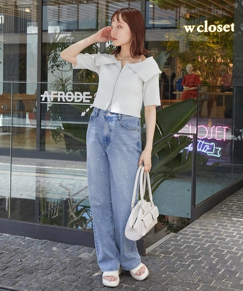 w closet(ダブルクローゼット)の「アソートデニムパンツ(デニムパンツ・レディース・ブルー系その他/サックスブルー/ブルー系その他2・FREE)」の15枚目の写真