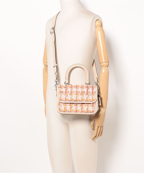 再再販！ COACH（コーチ）の「ローグ トップ ハンドル・ツイード バッグ