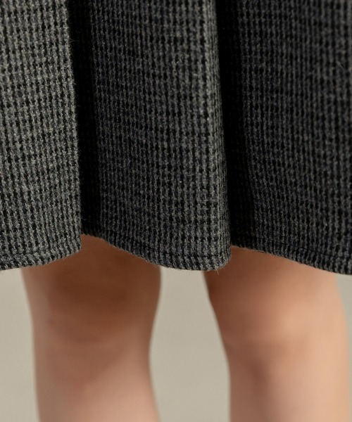 DAY CLOSET（デイ クローゼット）の「レディース ツイード風プリーツミニ丈ジャンスカ（ジャンパースカート・レディース・グレー・M/L）」の11枚目の写真